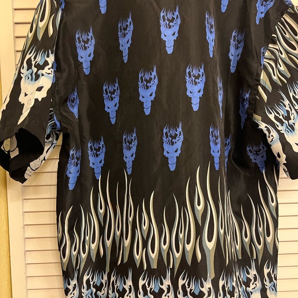 Scorpio USA Men’s XL Skull and Flames Shirt - Picture 7 of 12